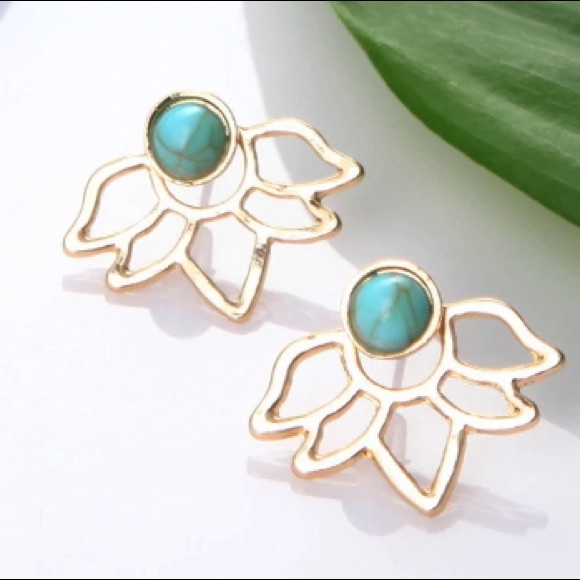💙💎GRATEFUL💙MAKER💎💙 Jewelry - TURQUOISE LOTUS💎💙💎💲FIRM🛍➕BUNDLE➕🛍4 DISCOUNT!
